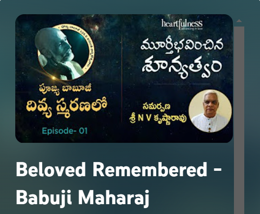 Beloved Remembered-Babuji Maharaj